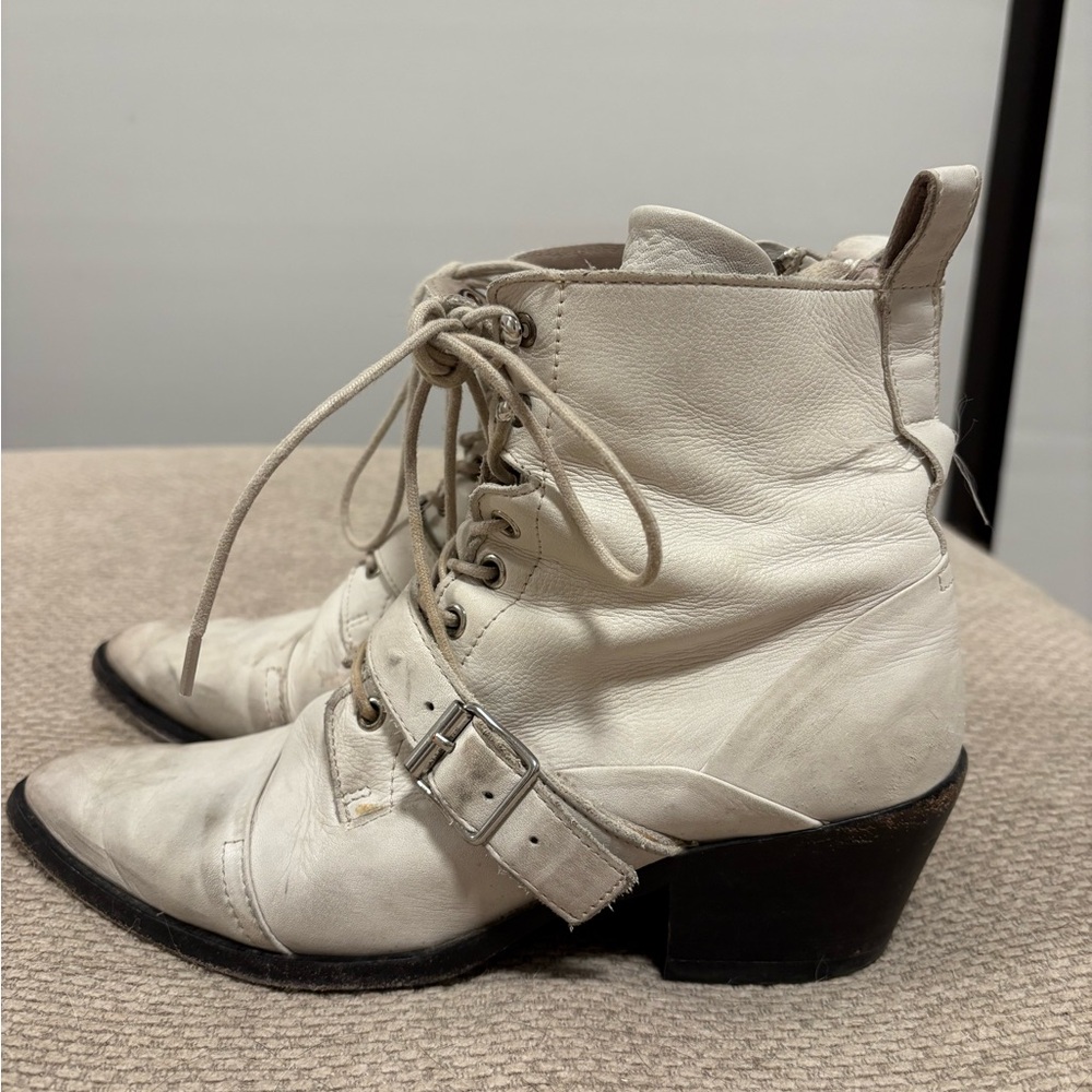Rugged style All Saints ankle booties